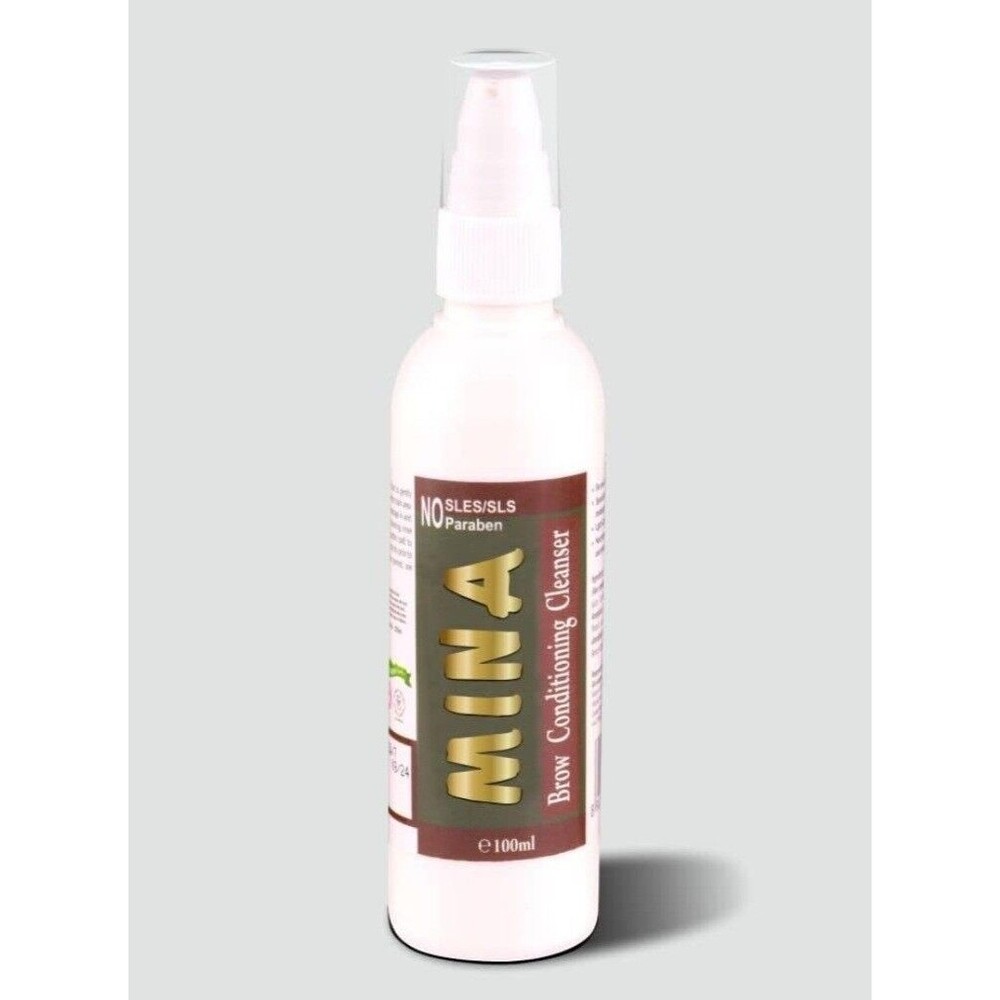 MINA ibrow Conditioning Cleanser.